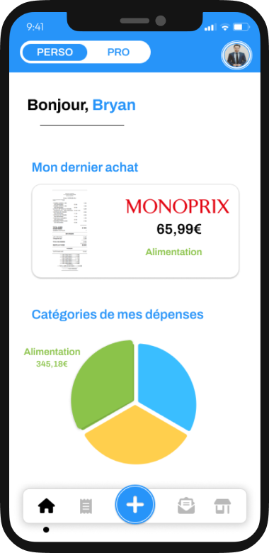 Capture d'écran de l'application CHECK